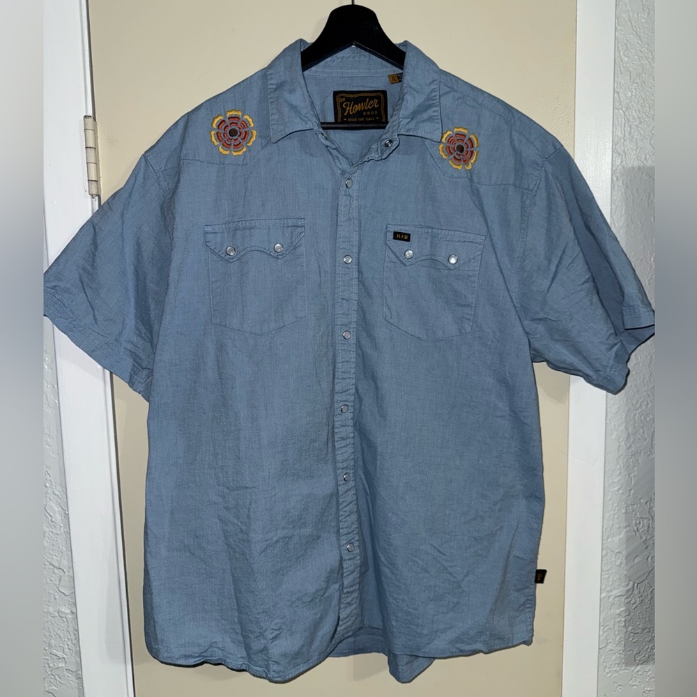 Howler Brothers Crosscut Deluxe Pearl Snap